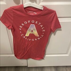 Aeropostale Red Graphic T-Shirt